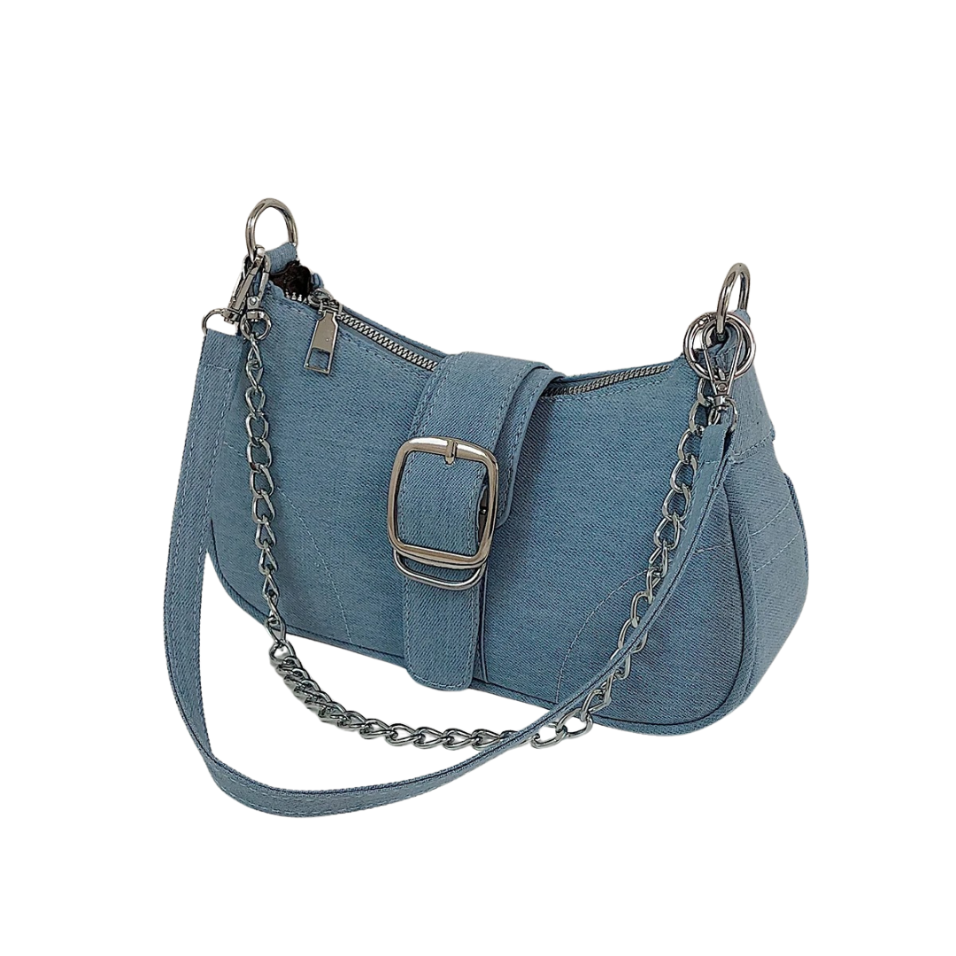 Women's denim crossbody bag