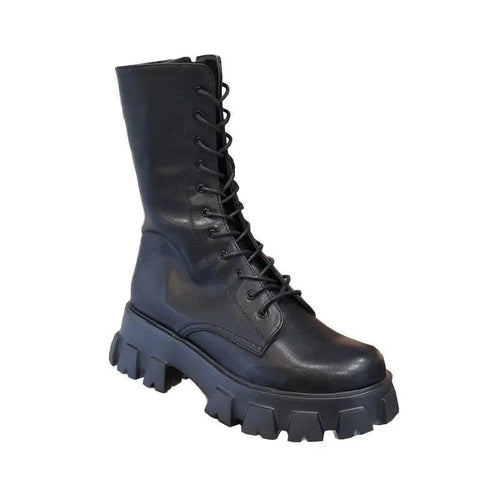 Women's fashion lace-up boots