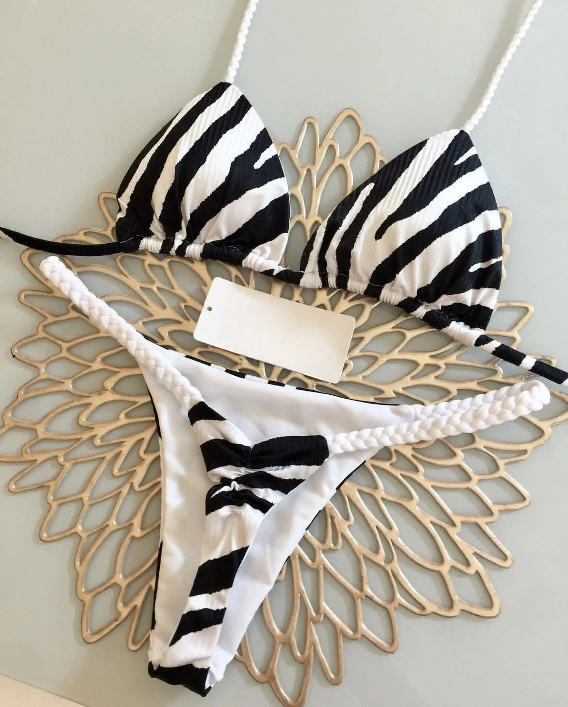 Women's high-waisted bikini set