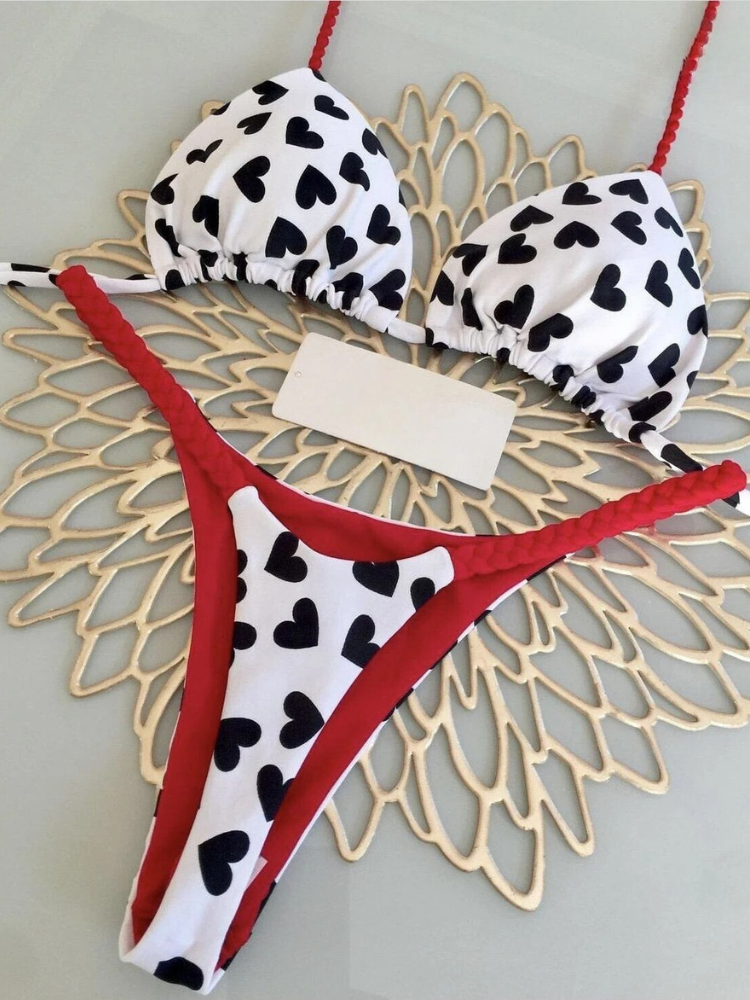 Women's high-waisted bikini set