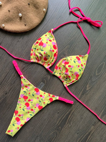 Women's high-waisted bikini set