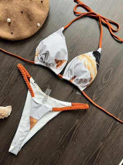 Women's high-waisted bikini set