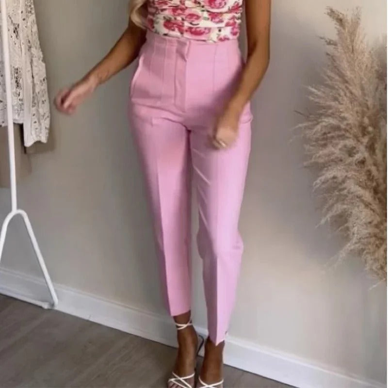 Women's high-waisted trousers