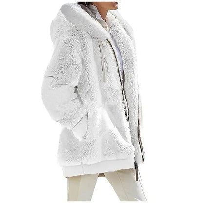 Women's hooded fleece jacket
