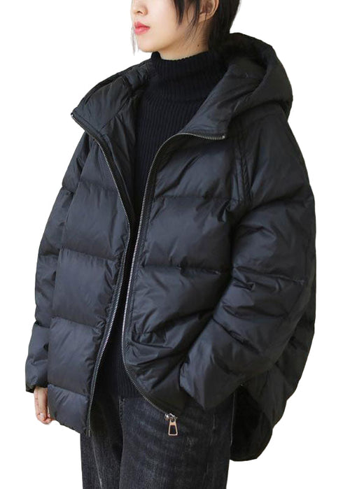 Women's hooded parka jacket with cotton padding