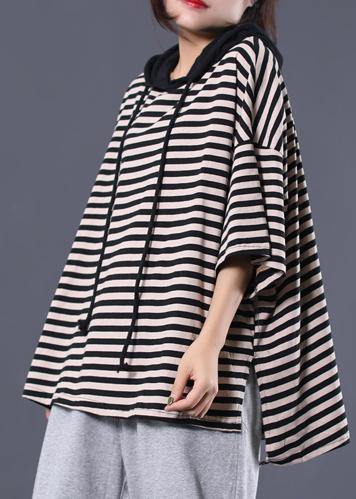 Women's hooded tunic with drawstring