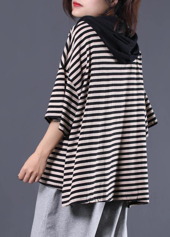 Women's hooded tunic with drawstring