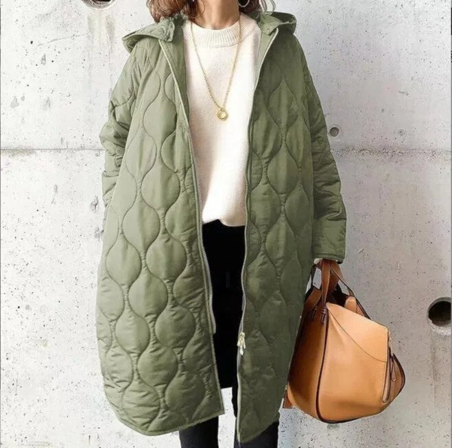 Women's hooded winter parka Modern Design