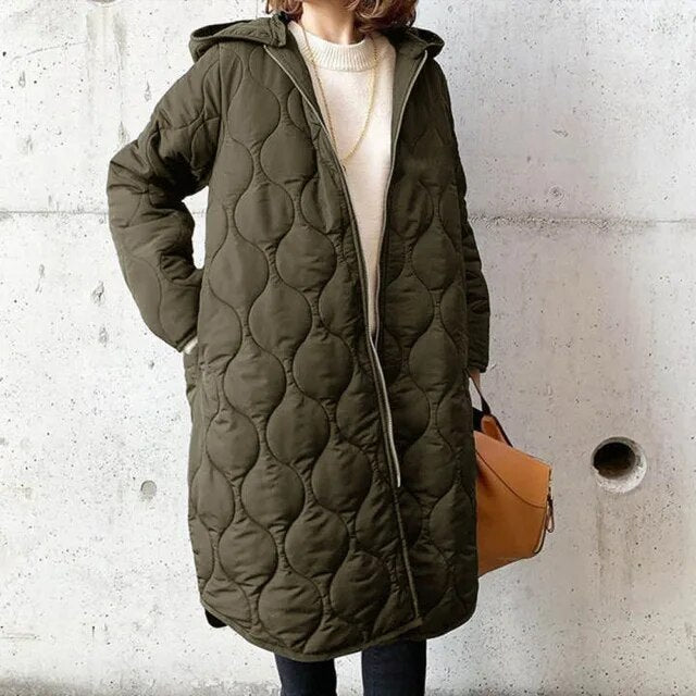 Women's hooded winter parka Modern Design