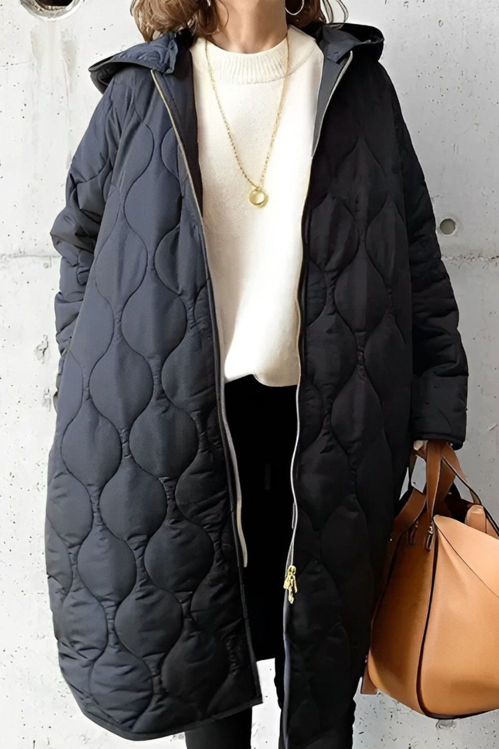 Women's hooded winter parka Modern Design