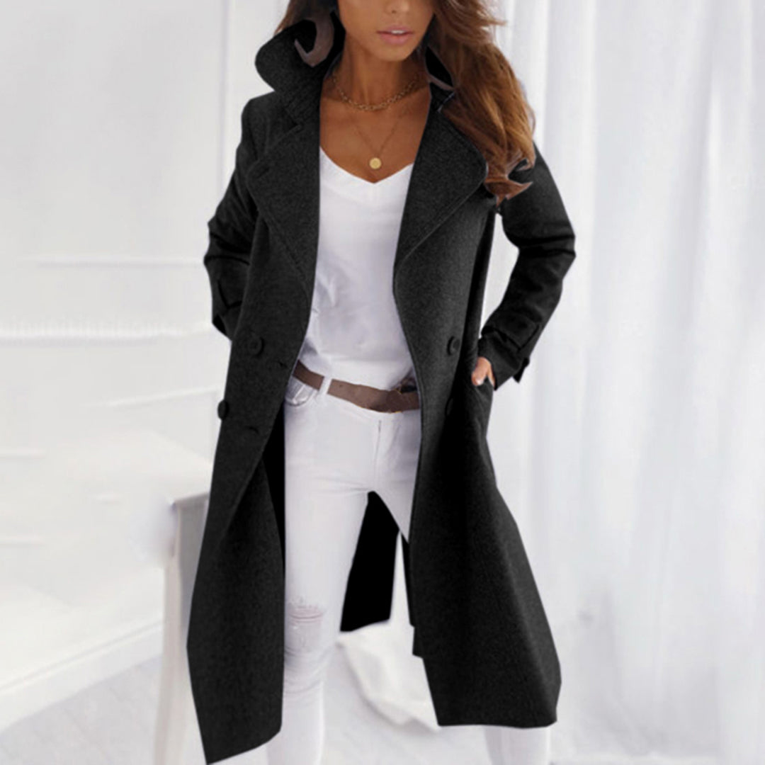 Women's jacket with Turned Collars