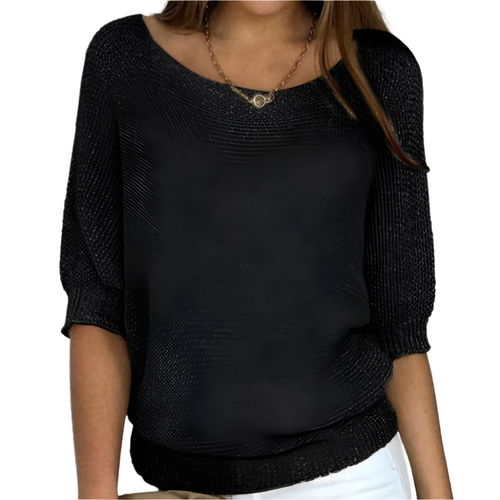Women's jumper Loose fit 3/4 sleeves Soft Knit