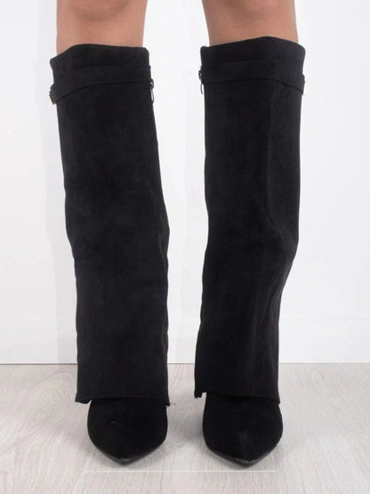 Women's knee-high boots with Luxe Accents
