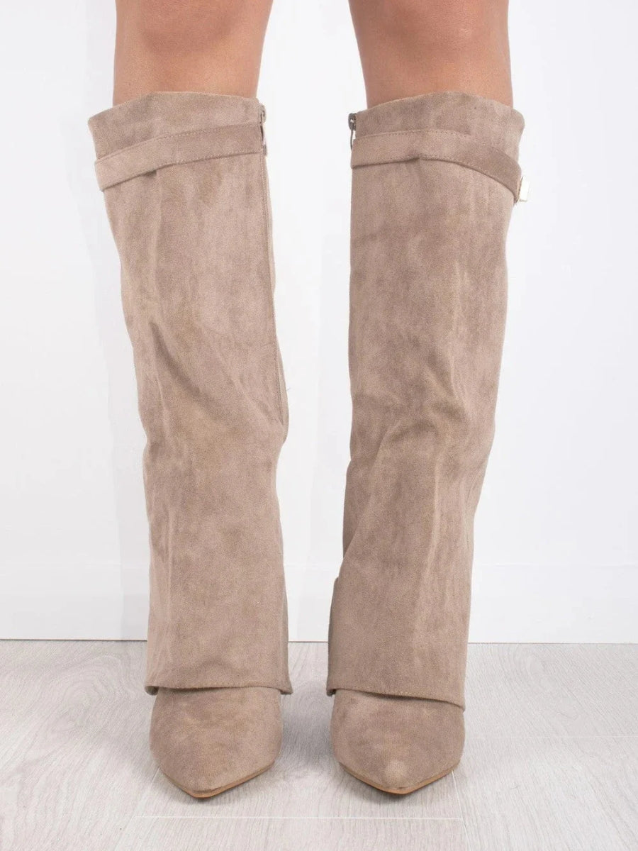 Women's knee-high boots with Luxe Accents