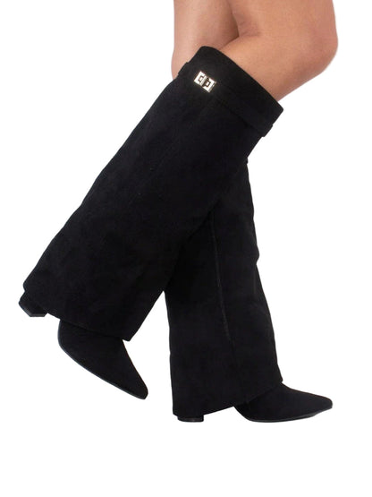 Women's knee-high boots with Luxe Accents