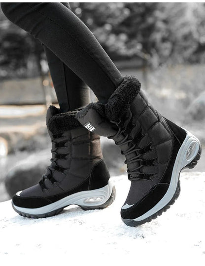 Women's mid-calf waterproof snowboots