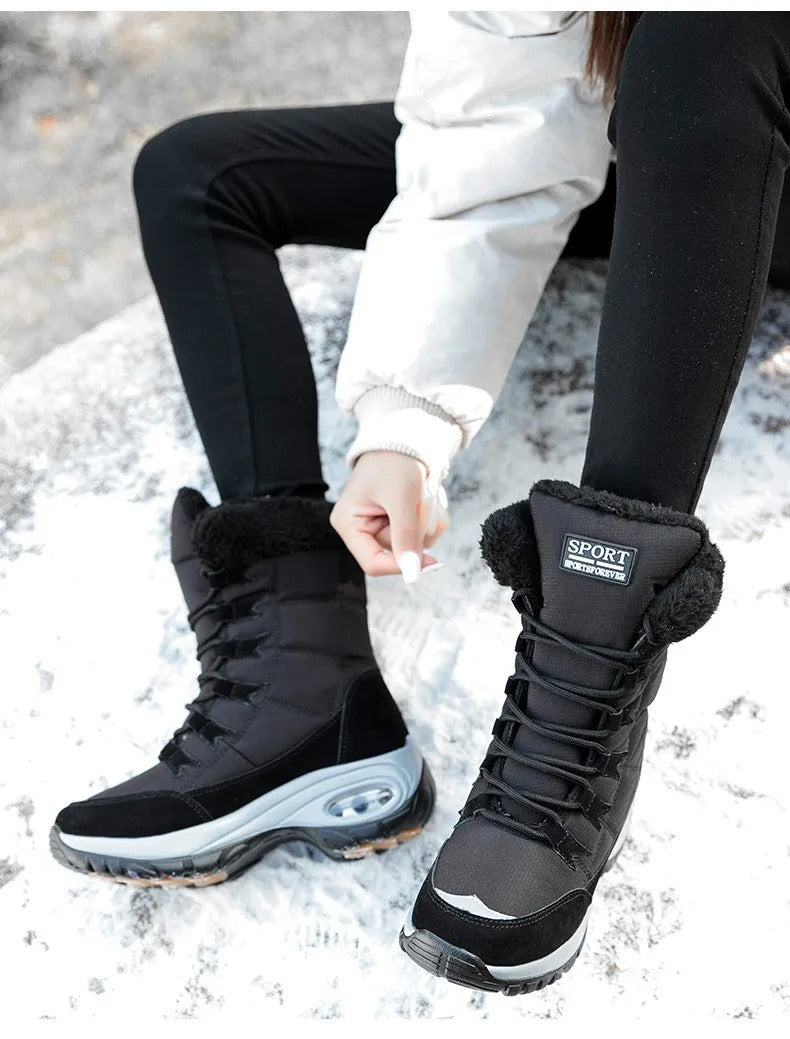 Women's mid-calf waterproof snowboots
