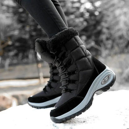 Women's mid-calf waterproof snowboots