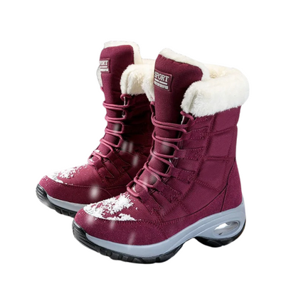 Women's mid-calf waterproof snowboots