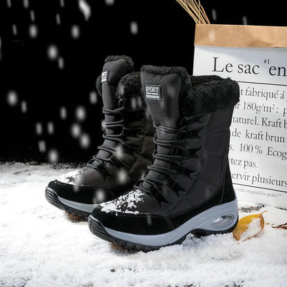 Women's mid-calf waterproof snowboots