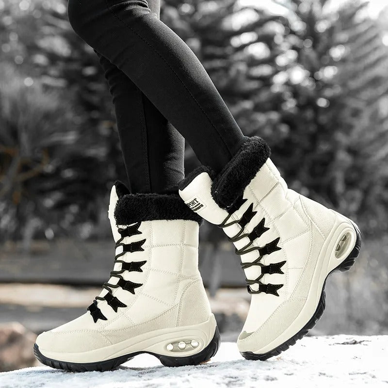 Women's mid-calf waterproof snowboots