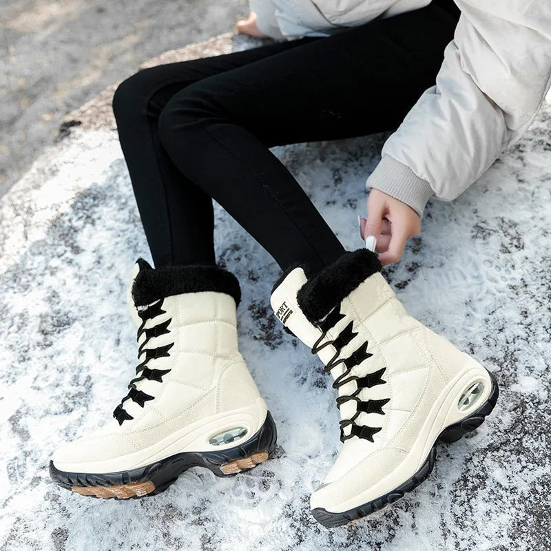 Women's mid-calf waterproof snowboots