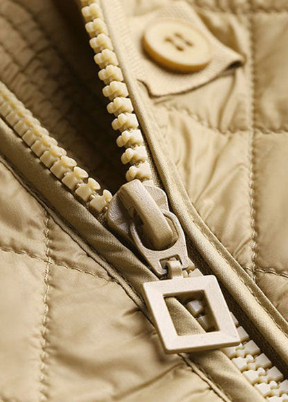 Women's quilted jacket with hood and zip