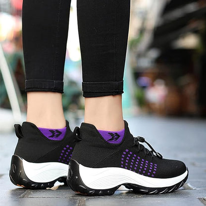 Women's shoes with air cushions