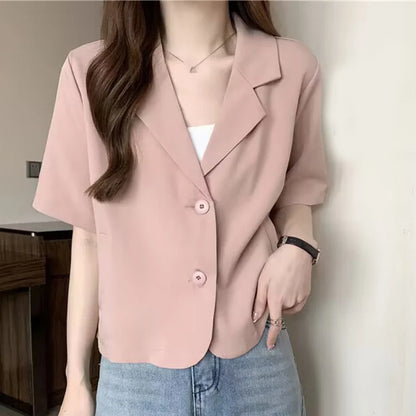 Women's short-sleeved blazer