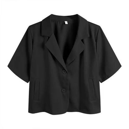 Women's short-sleeved blazer