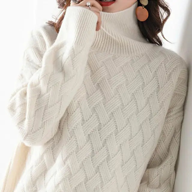 Women's soft jumper chic and elegant