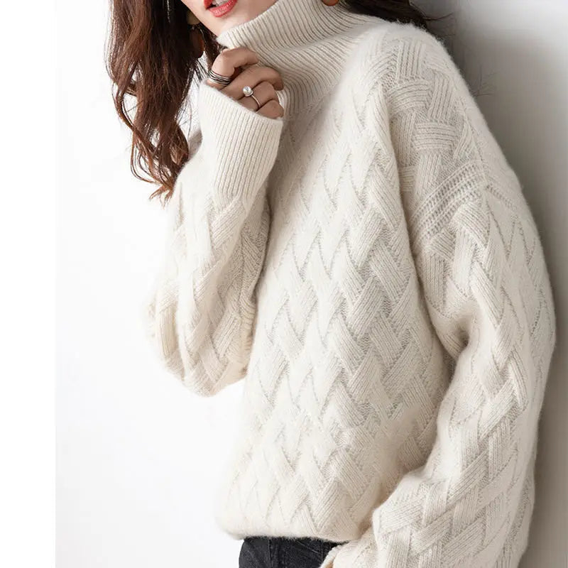 Women's soft jumper chic and elegant