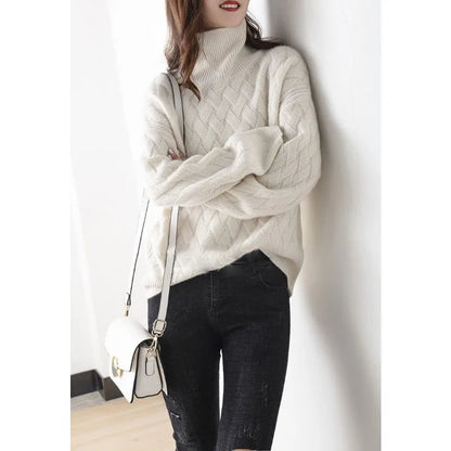 Women's soft jumper chic and elegant