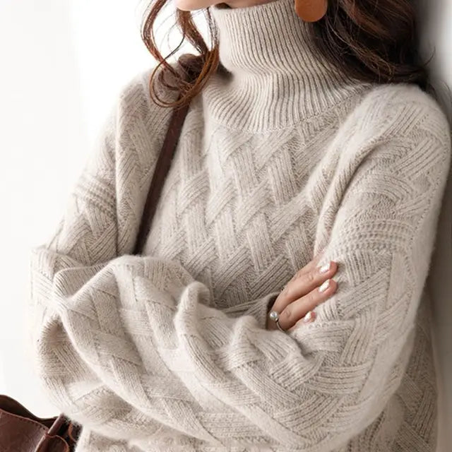 Women's soft jumper chic and elegant
