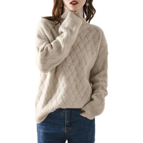 Women's soft jumper chic and elegant