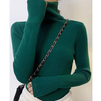Women's soft turtleneck