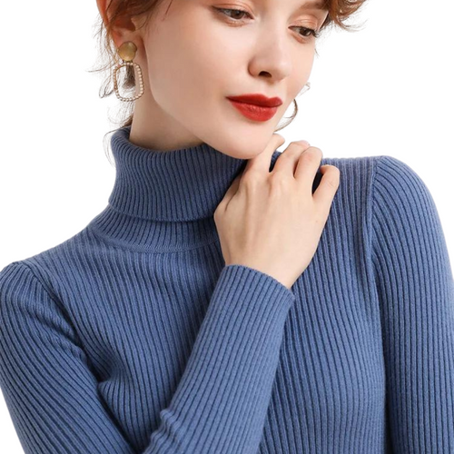 Women's soft turtleneck