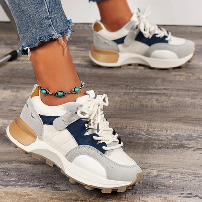 Women's thick-soled trainers