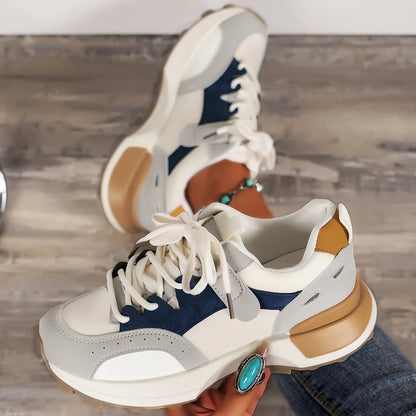 Women's thick-soled trainers