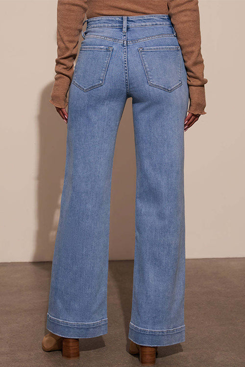 Women's trousers Straight Fit with Wide Legs