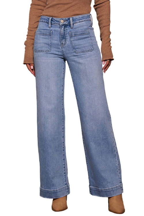 Women's trousers Straight Fit with Wide Legs