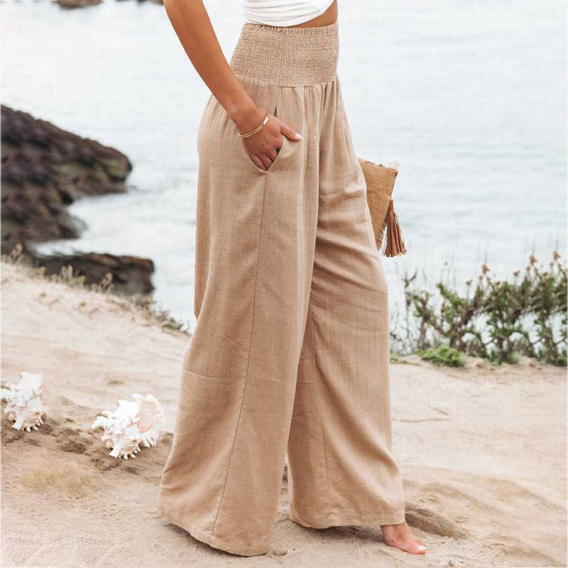 Women's trousers Tropical Airy With Elastic Band Breathable Material