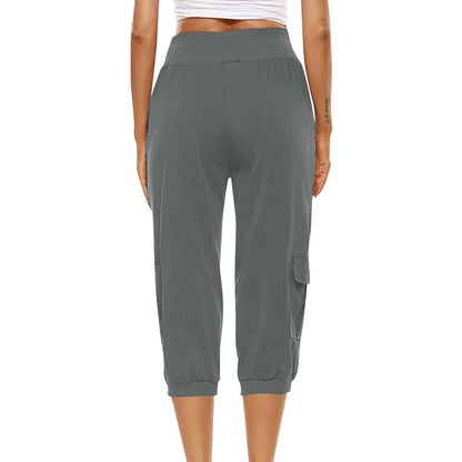 Women's trousers with elasticated waist
