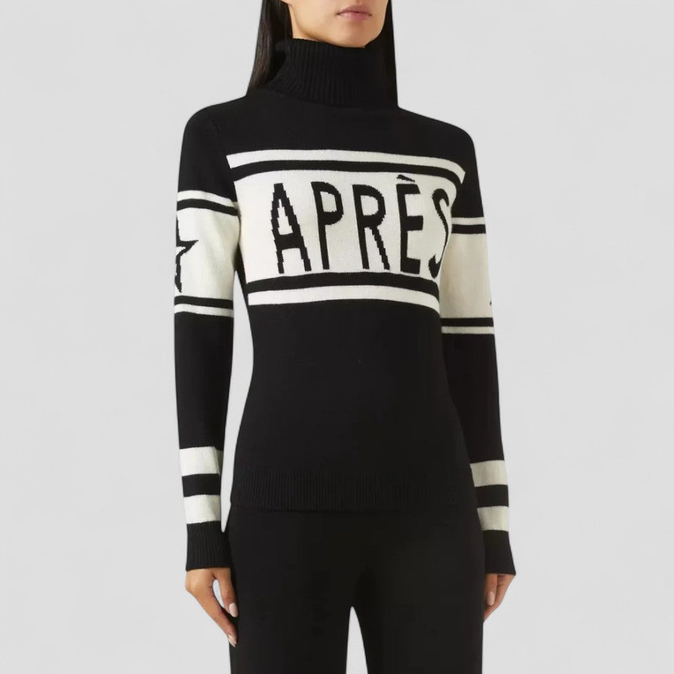Women's turtleneck Après-Ski Style With Chic Col Design
