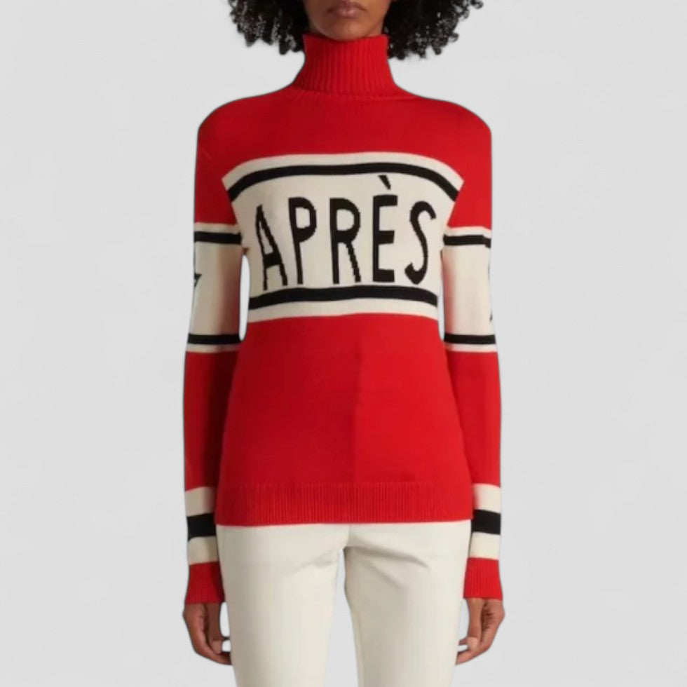 Women's turtleneck Après-Ski Style With Chic Col Design