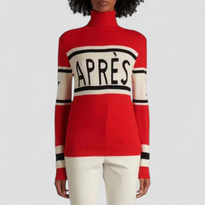 Women's turtleneck Après-Ski Style With Chic Col Design