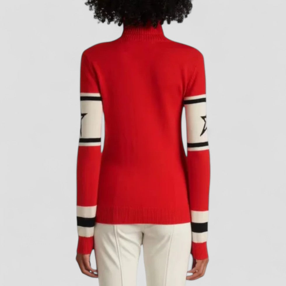 Women's turtleneck Après-Ski Style With Chic Col Design