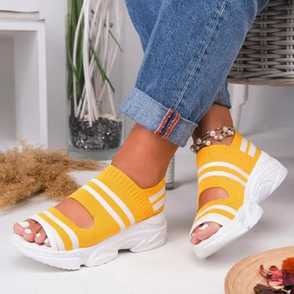 Women's wedge heel sandals