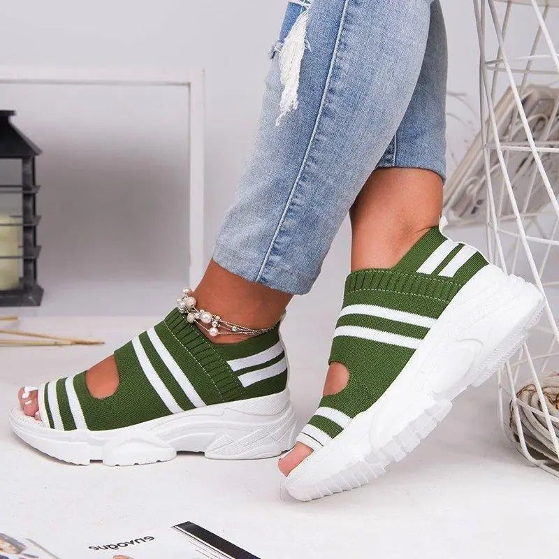 Women's wedge heel sandals
