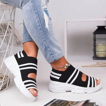 Women's wedge heel sandals